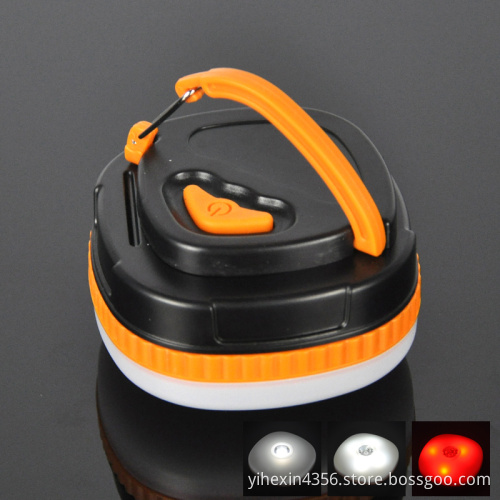 White/Red Lighting Portable LED Camping Light with Handle
